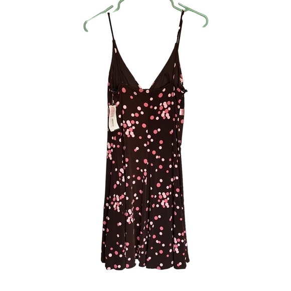 Jodi Kristopher Brown and Pink Polka Dot Sparkle Dress Size: Medium - Picture 5 of 6